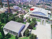 Dom Sportova, Trešnjevka, Trg Sportova (današnji Trg Krešimira Ćosića), arhitekt Vladimir Turina